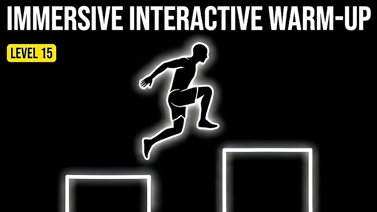 Immersive Interactive Warm-Up #15 | Jump & Crouch Reaction Focus Drill