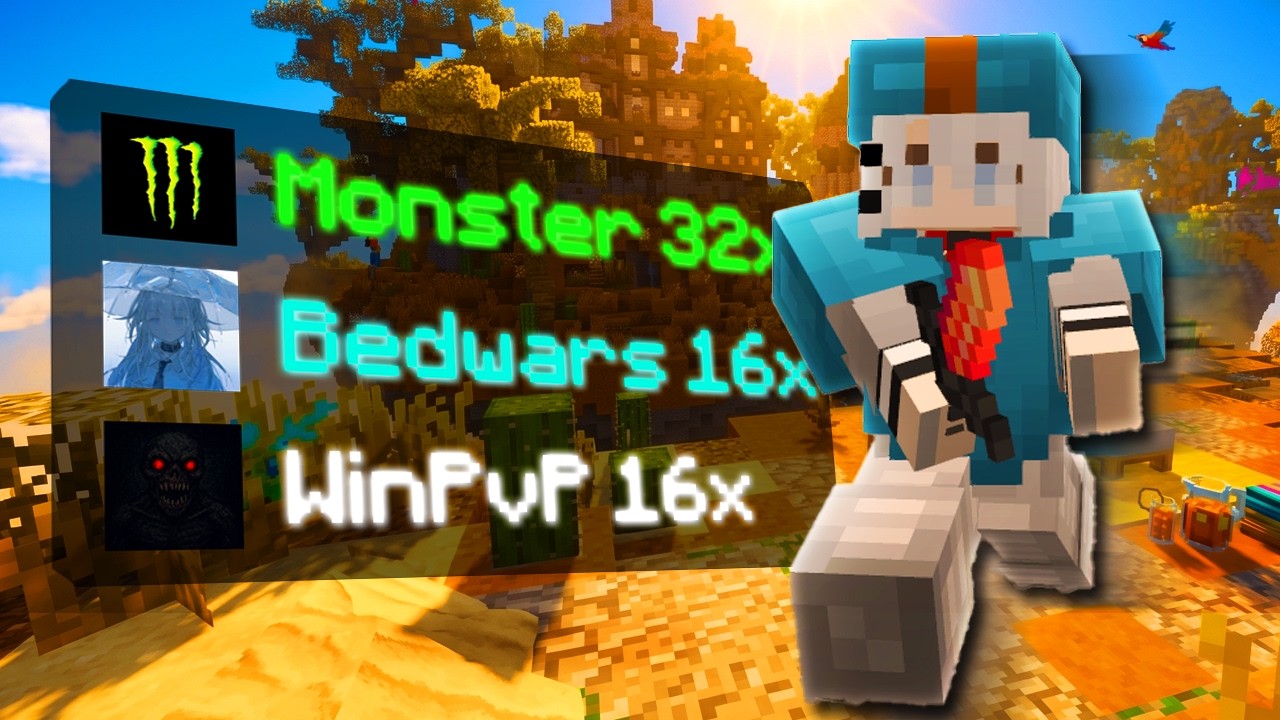 ТОП-10 ЛУЧШИХ текстурпаков для Bedwars/PvP &mdash; Повышение FPS (1.8.9)