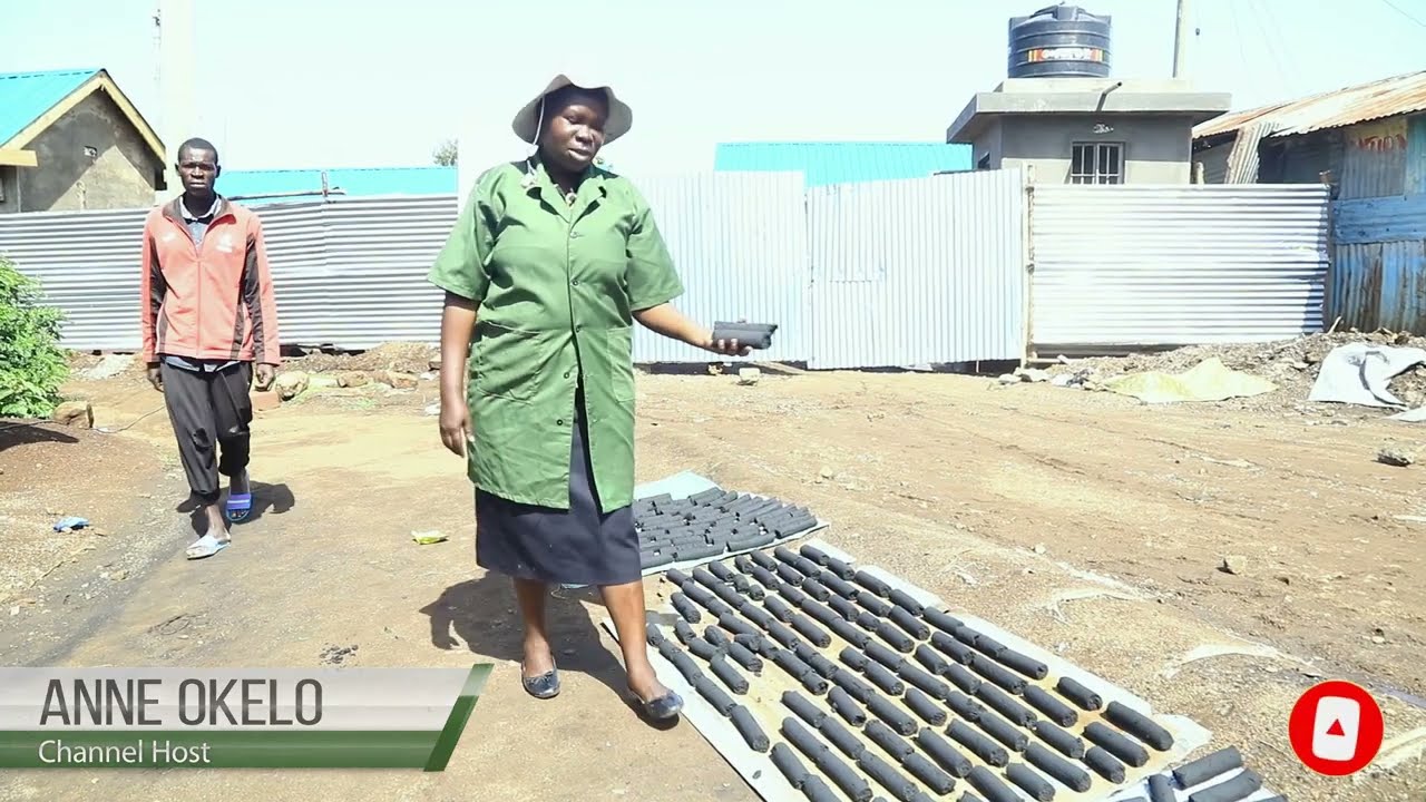 BRIQUETTE MAKING USING CASSAVA PORRIDGE PART 2