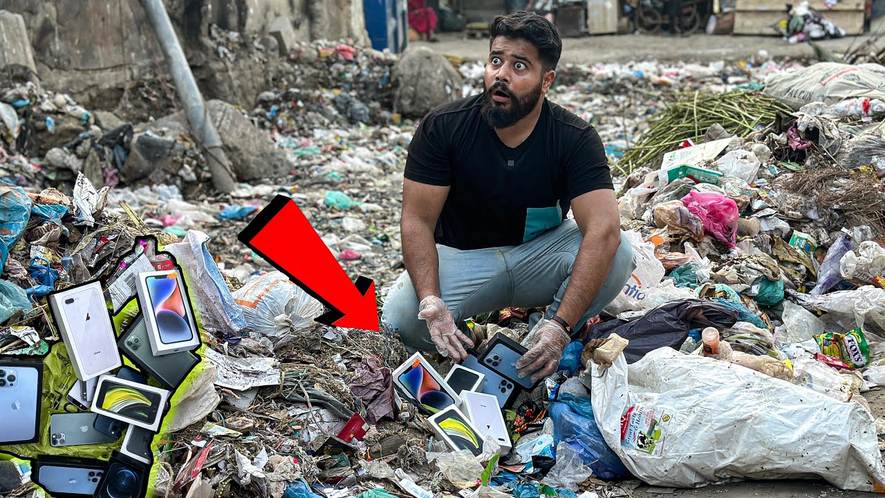 I FOUND MANY IPHONES IN GARBAGE ! 😱 GONE WRONG