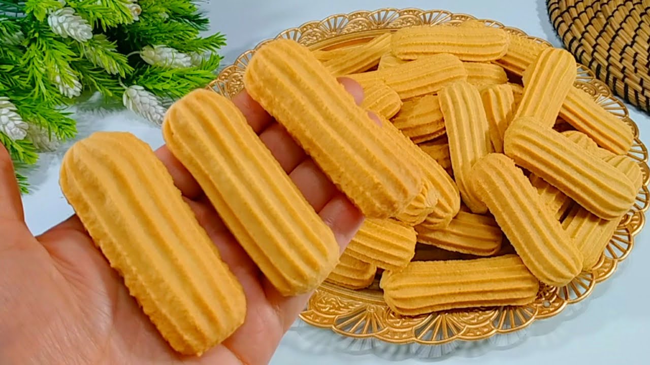 لازم تجربي البسكوت بالمانجة الطبيعية 🥭🥭 طعمة وريحتة تجنن هش ومقرمش وبيخرفش ودايب🥭🥭