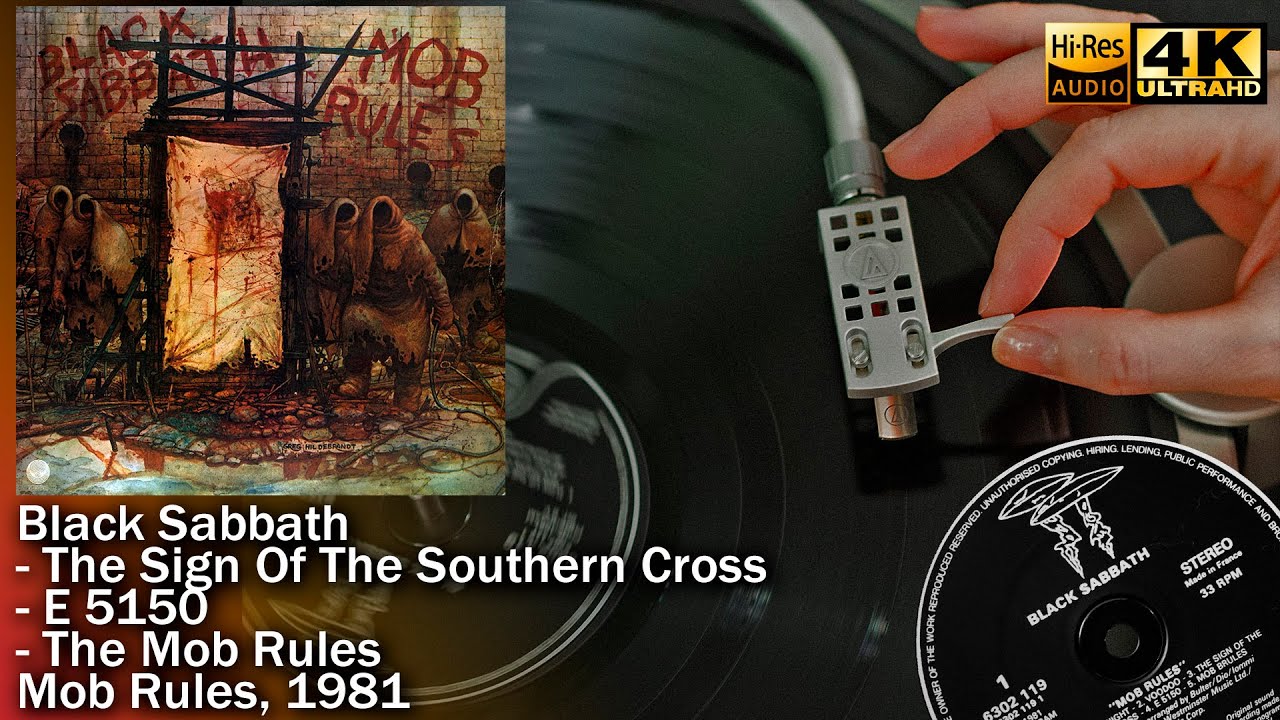 Black Sabbath - The Sign Of The Southern Cross, E 5150, The Mob Rules, 1981 Vinyl 4K 24bit/96kHz