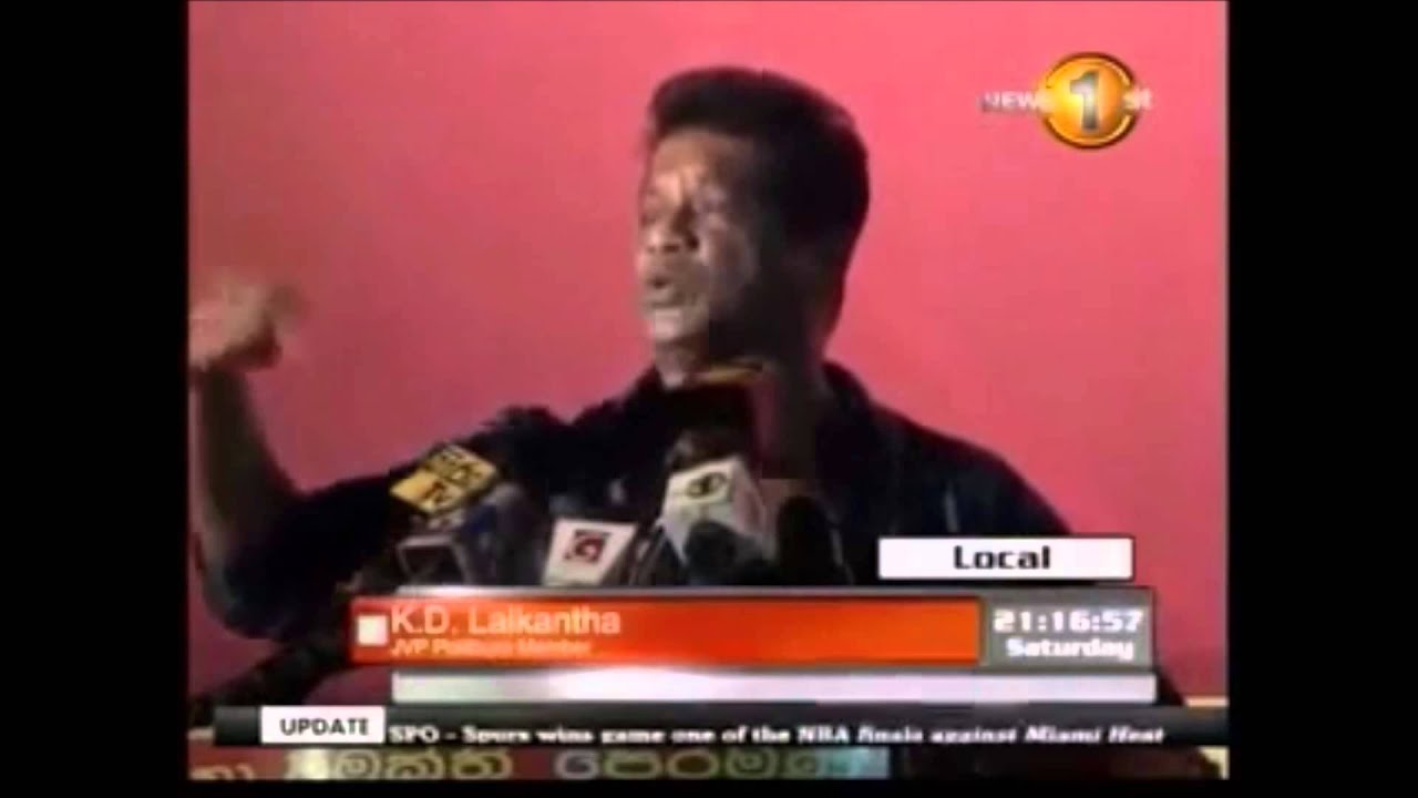The Main person who assassinated Lasantha Wickrematunge is Sarath Fonseka