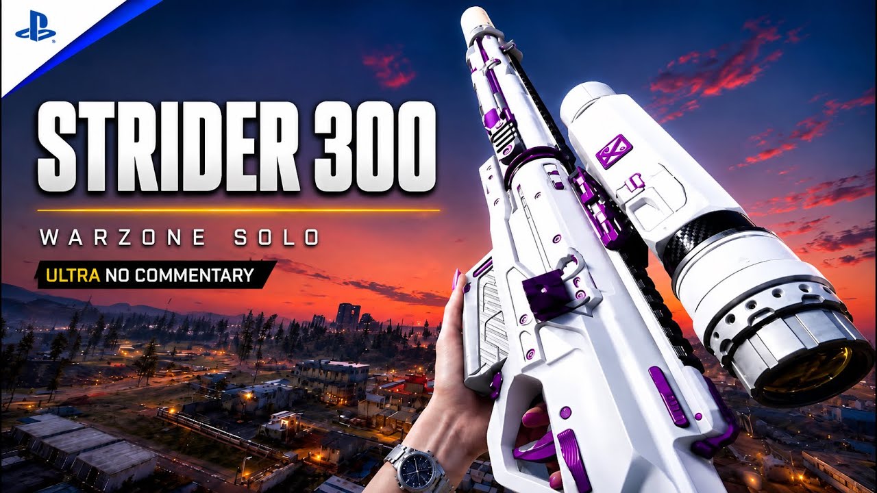 Warzone Solo with Strider 300 Sniper - No Commentary 