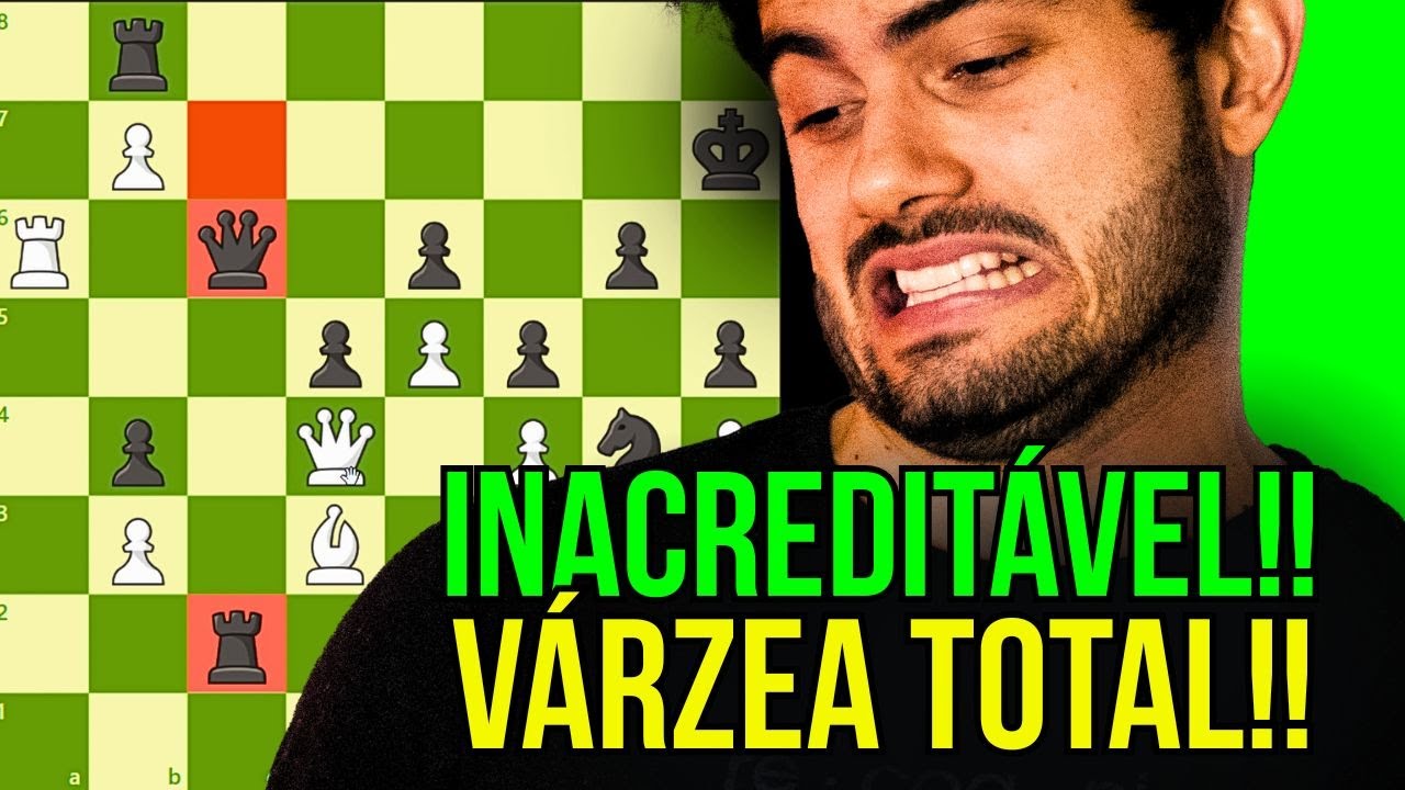 INACREDITÁVEL a VÁRZEA que foi essa segunda partida!!! Rumo ao Top 1 do Brasil Xadrez