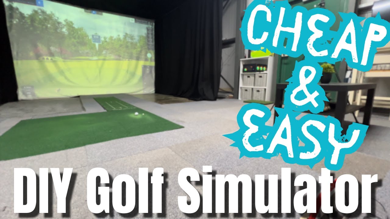 MUST KNOWS to BUILD a HOME GOLF SIMULATOR on a BUDGET!