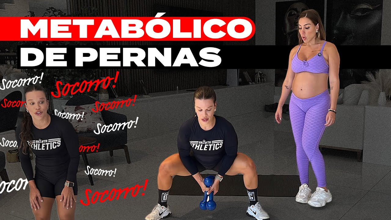 TREINO METABÓLICO PARA DEFINIR SUAS PERNAS EM CASA