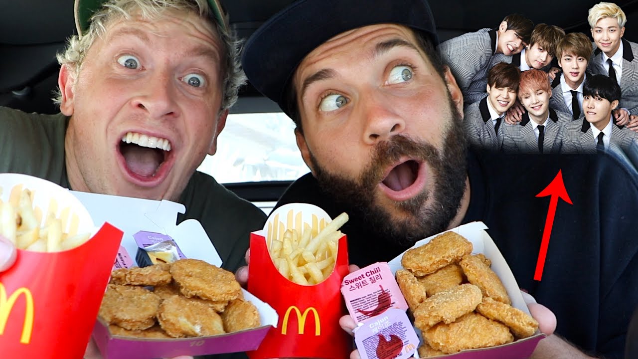 TRYING THE NEW BTS MEAL FROM MCDONALDS! (with Matt King)