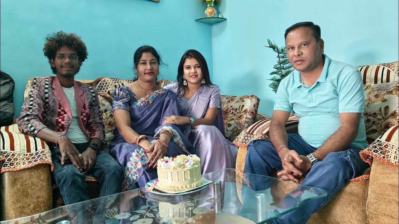 #E thara mor birthday 🎂 Special heigala# mili aau tinku asle amar ghar mor birthday manabar lagi ❤️