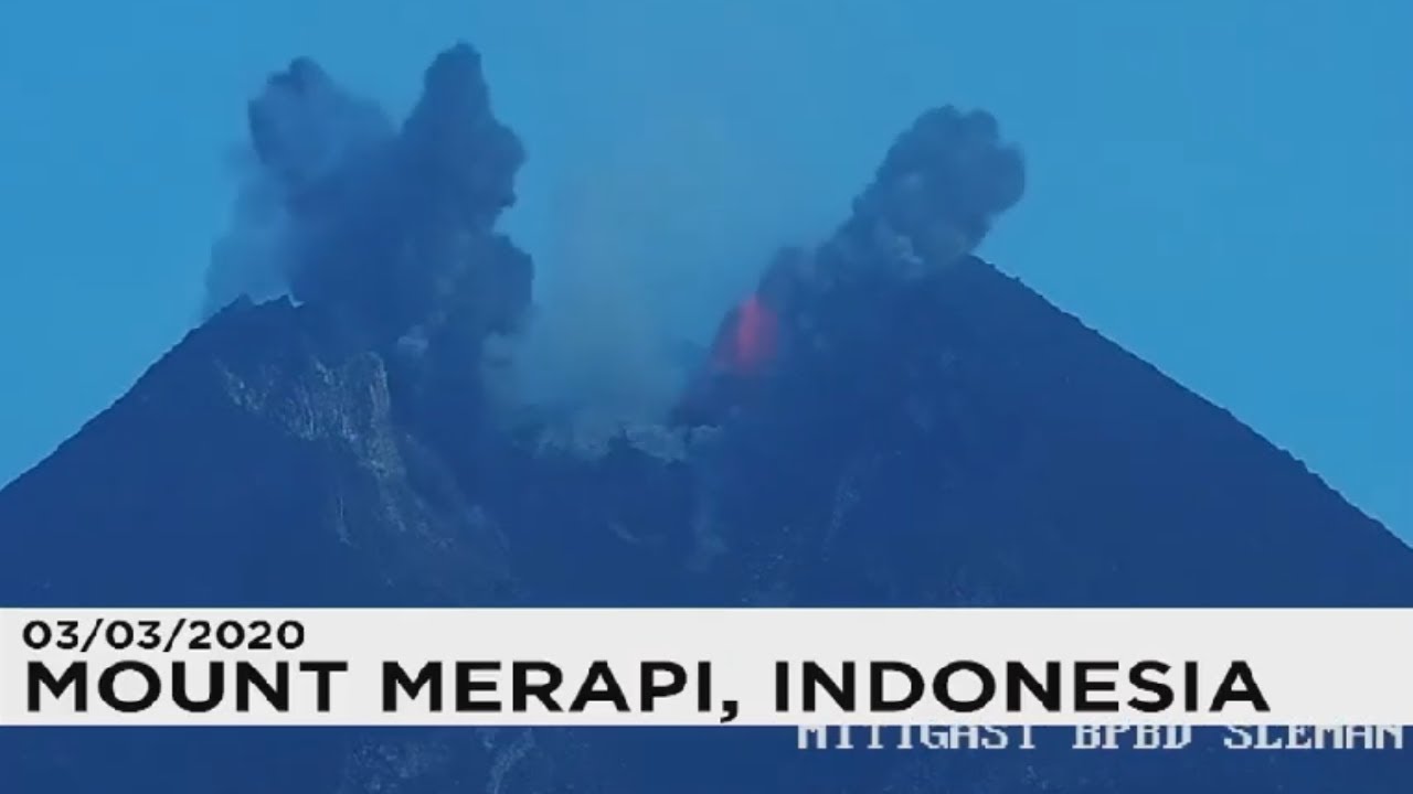 BREAKING NEWS MOUNT MERAPI ERUPTS