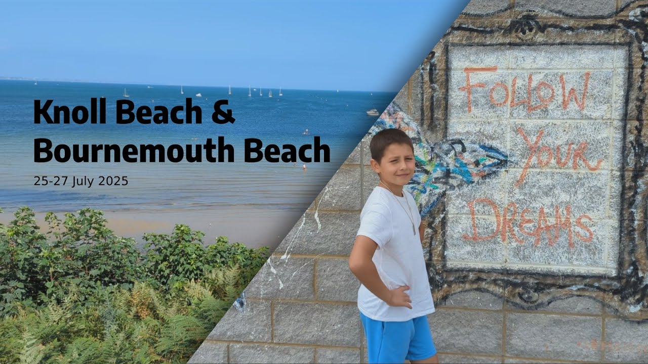 Kayaking & Beach Fun at Knoll Beach & Bournemouth | 25-27July 2025 | UK Travel Vlog