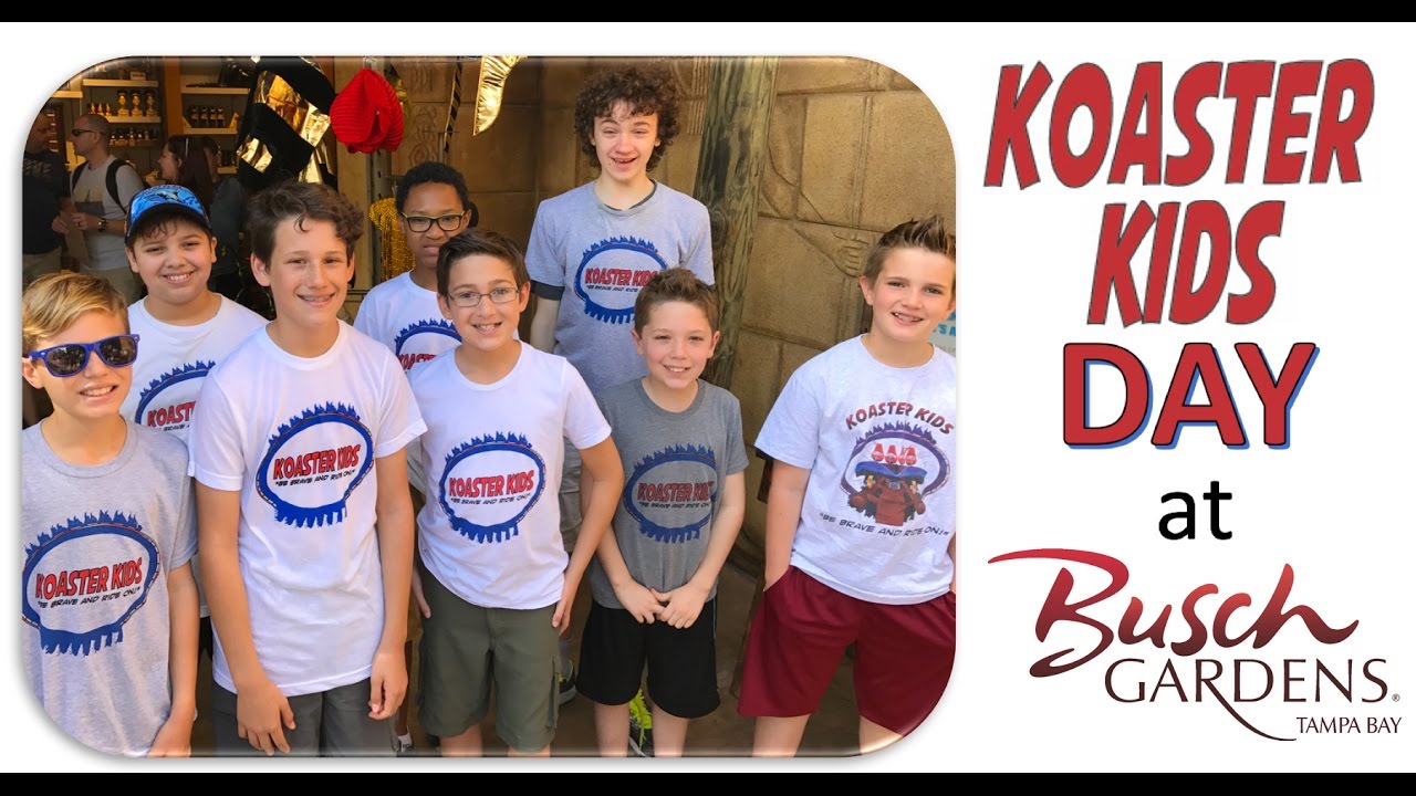 Koaster Kids Day at Busch Gardens Tampa Bay 2017