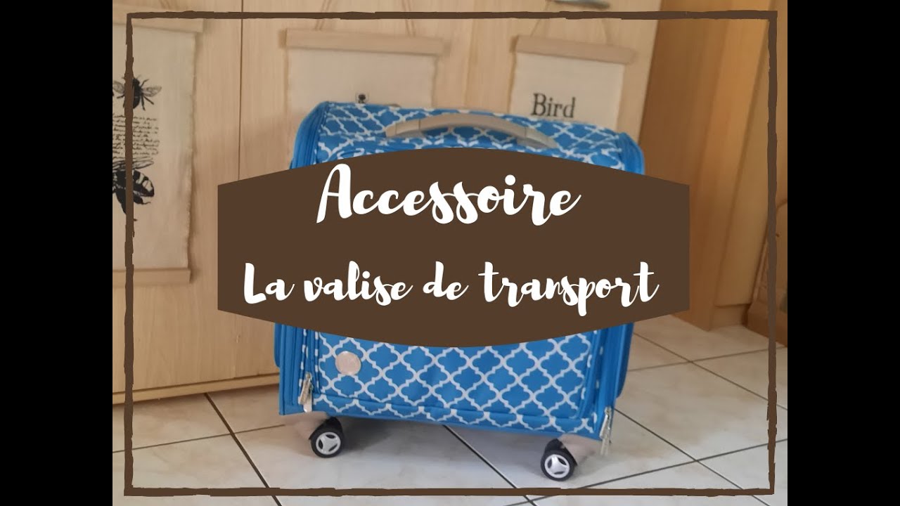 Accessoire : la valise de transport 🎒