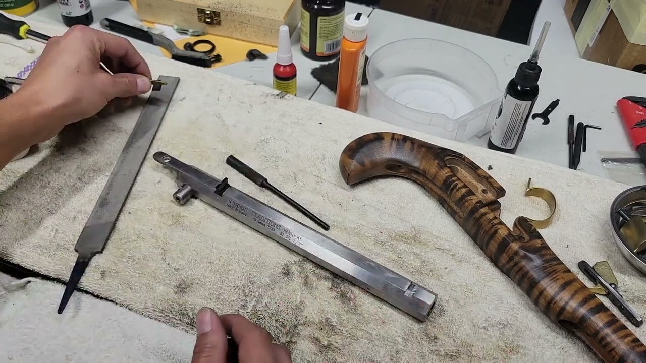 Traditions Kentucky Pistol Kit | Installing Sights Pt.1