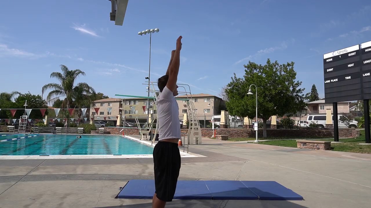 How to do a Forward Dive Tuck 101c (Springboard Diving Strategies and Tutorial)