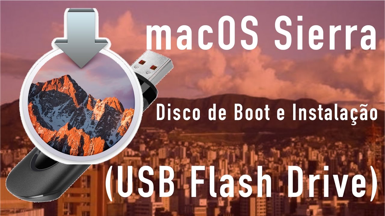 Como Fazer Disco de Boot e Instalação macOS Sierra (Pendrive/USB Flash Drive) ✔️