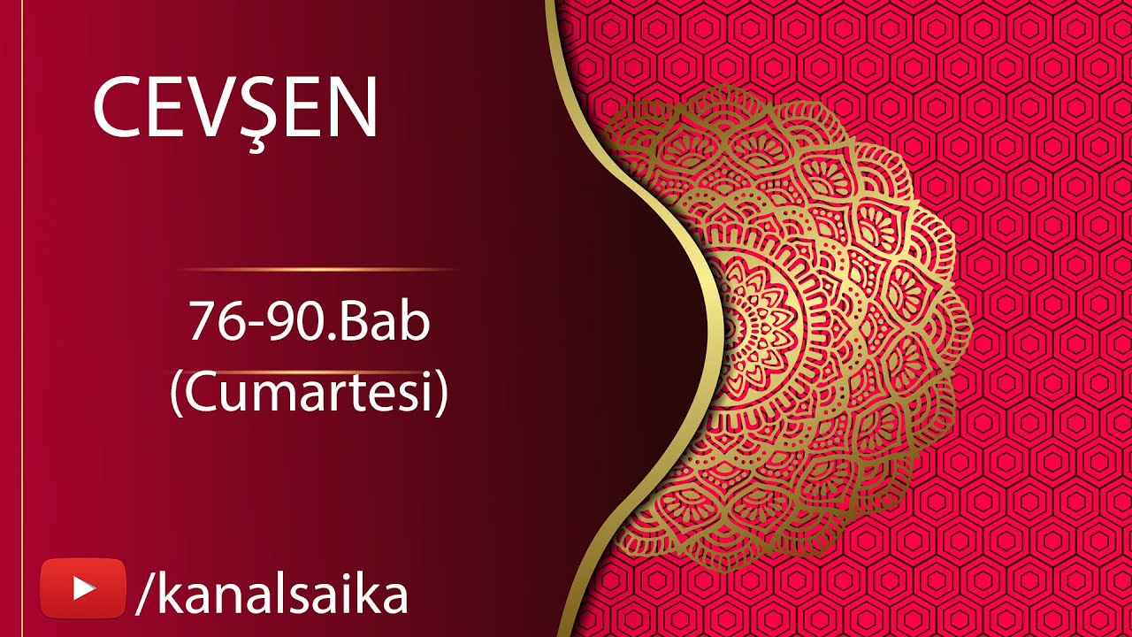 Cevşen 76-90  Bab