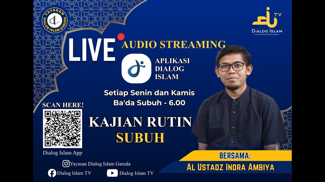 Kajian Subuh - Al Ustadz Indra Ambiya