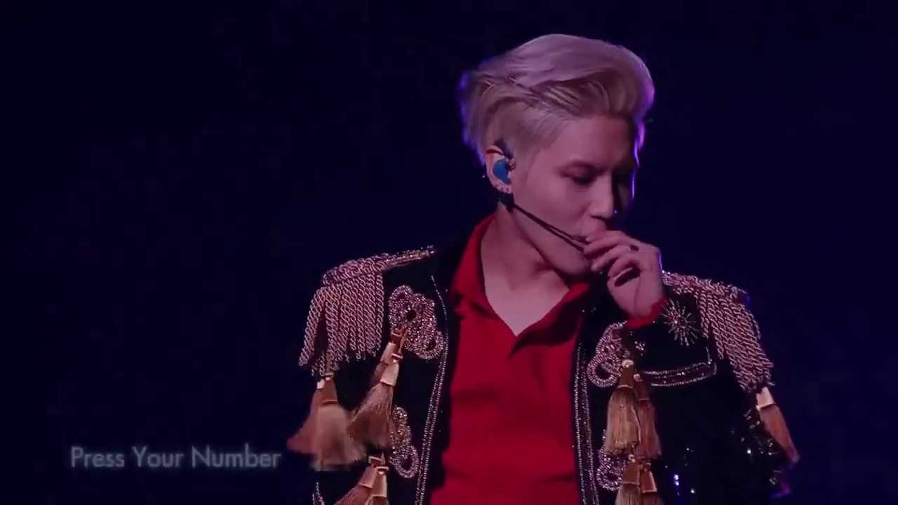 TAEMIN - Press your number (live) (short version)