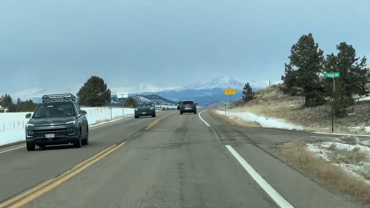 Scenic drive in Hartsel, Colorado