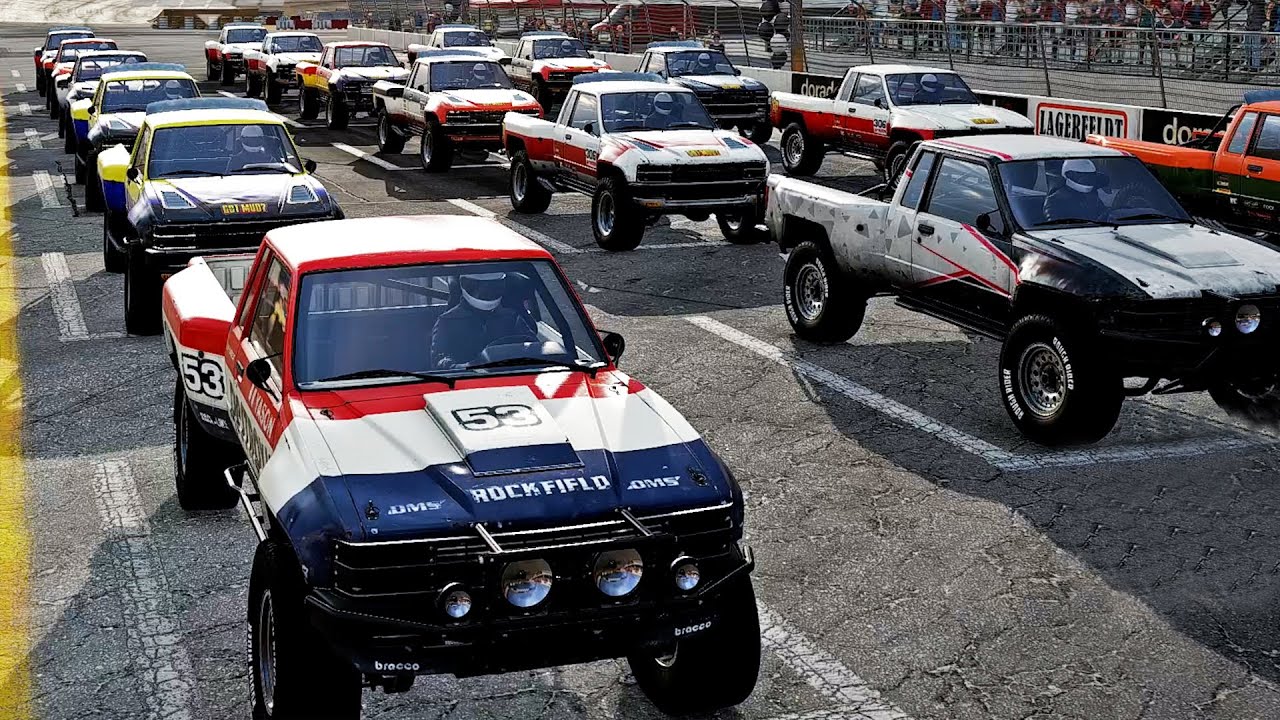 Trophy Truck Chaos on Rattlesnake Racepark!
