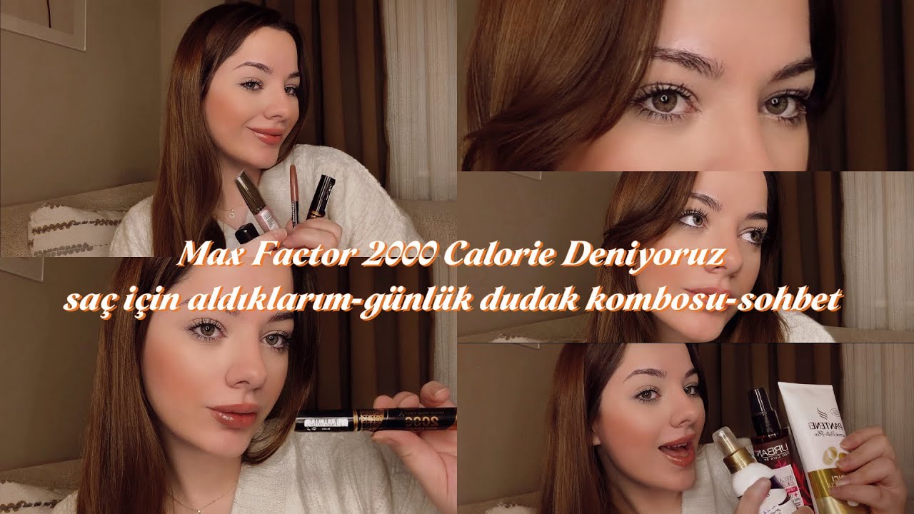 Max factor 2000 calorie maskarayı deniyoruz|Günlük dudak kombosu|Hastane olay|Aldıklarım