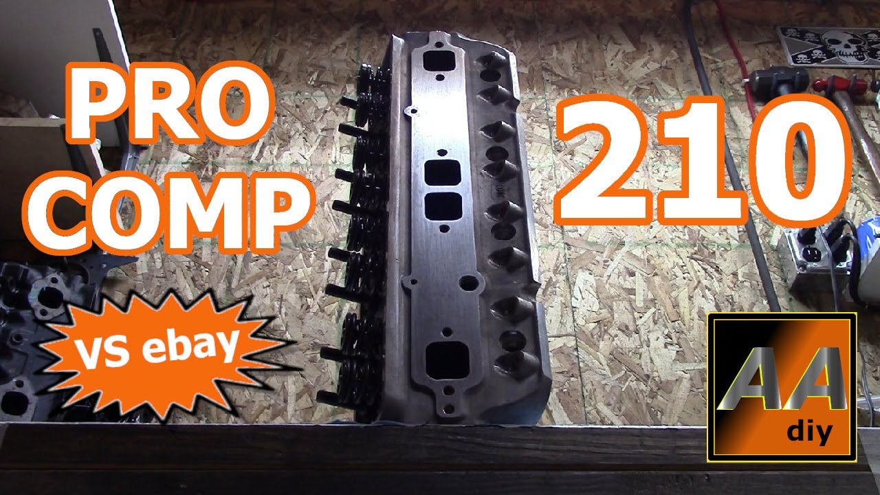 PROCOMP SBC Alum Cylinder Heads VS ebay 2.0