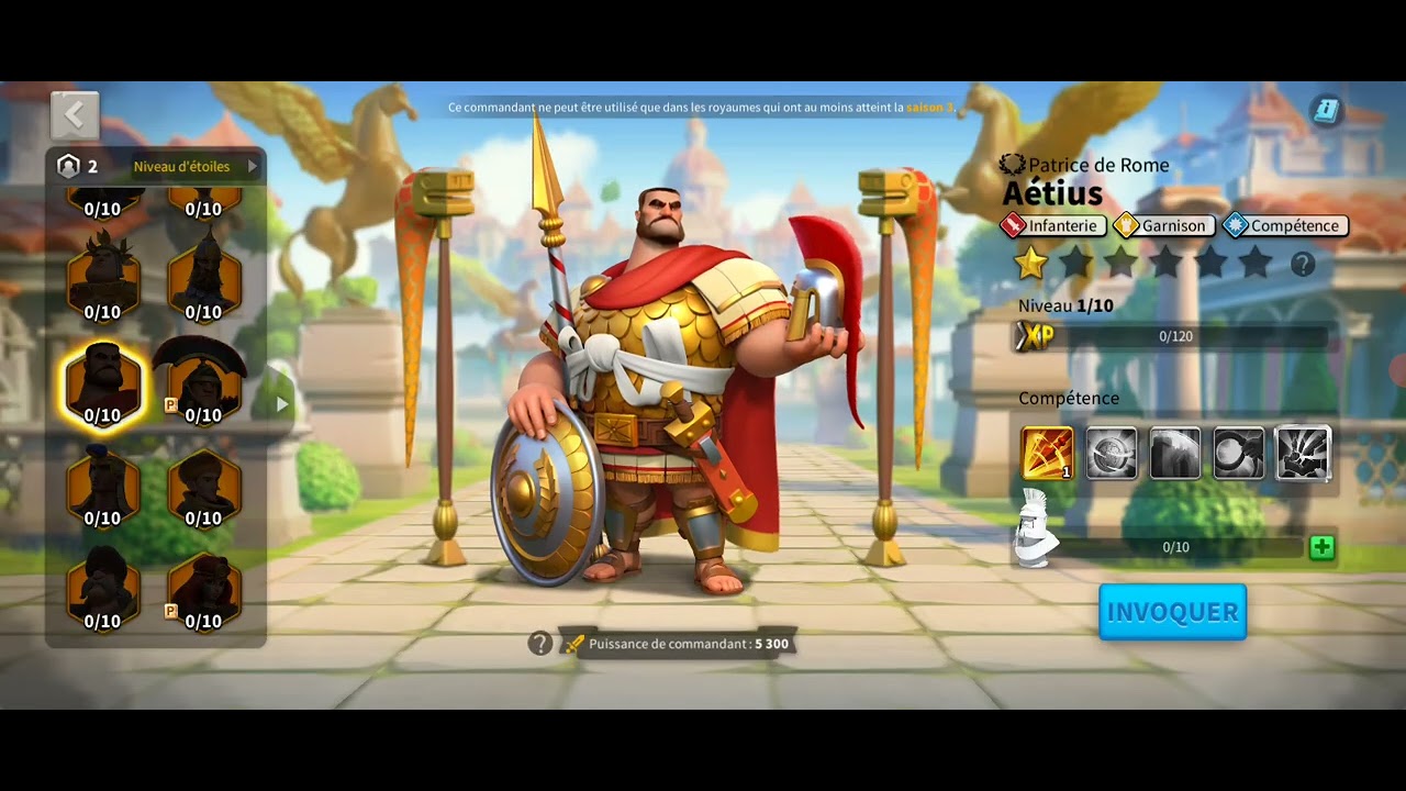 Rise of Kingdoms ALL LEGENDARY COMMANDERS
