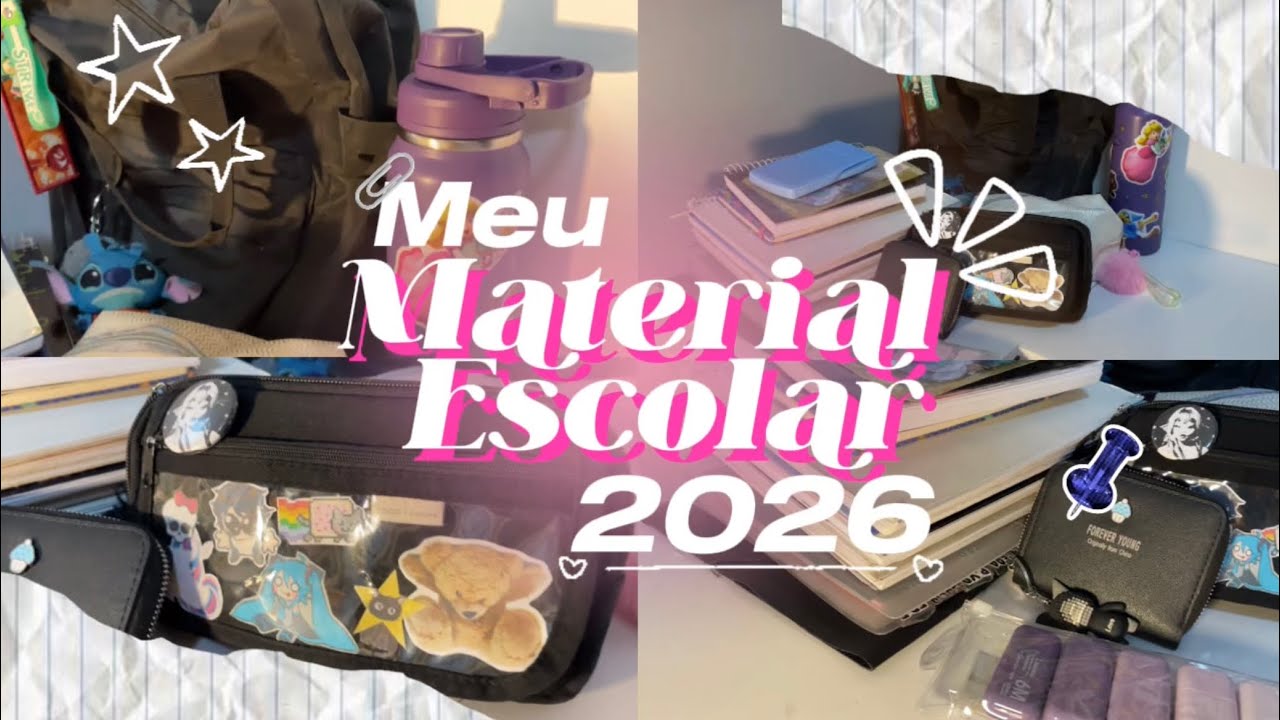 Meu Material Escolar 2026✨ | TERCEIRÃO 📚