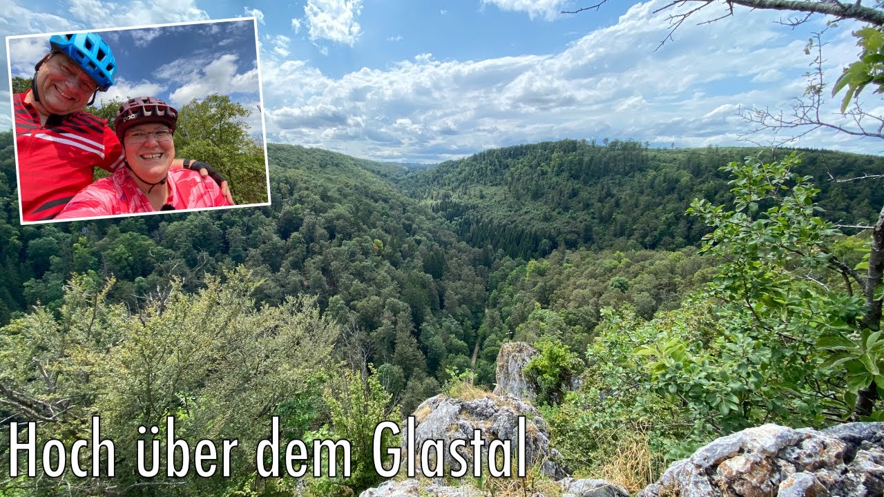 Radtour zum Lämmerstein hoch über dem Glastal