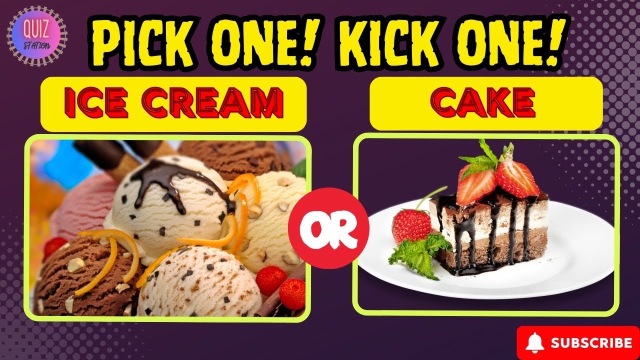 Pick One, Kick One! 🍕🍔 Ultimate Food Challenge 🍩🍟 | Toughest Food Dilemma Ever!