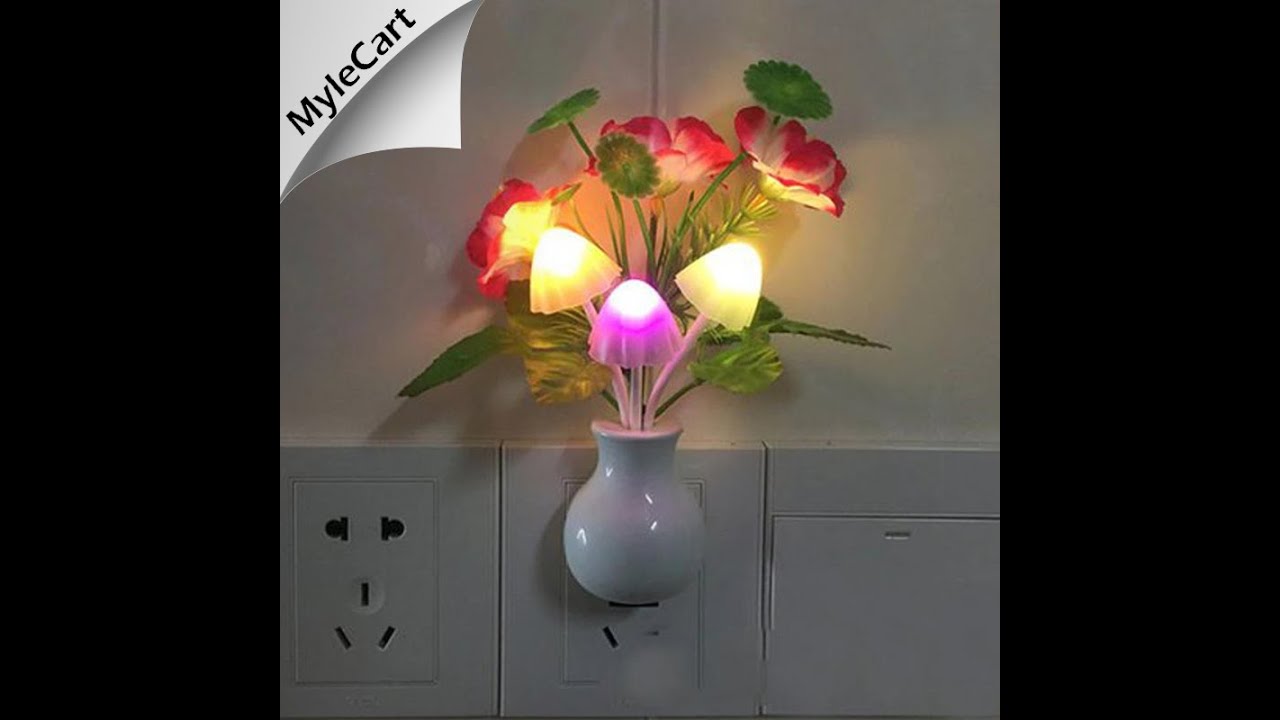Mushroom Night Sensor Lamp