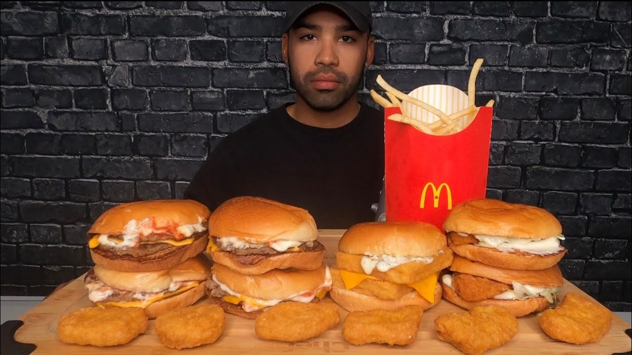 (ASMR) MCDONALD'S MUKBANG