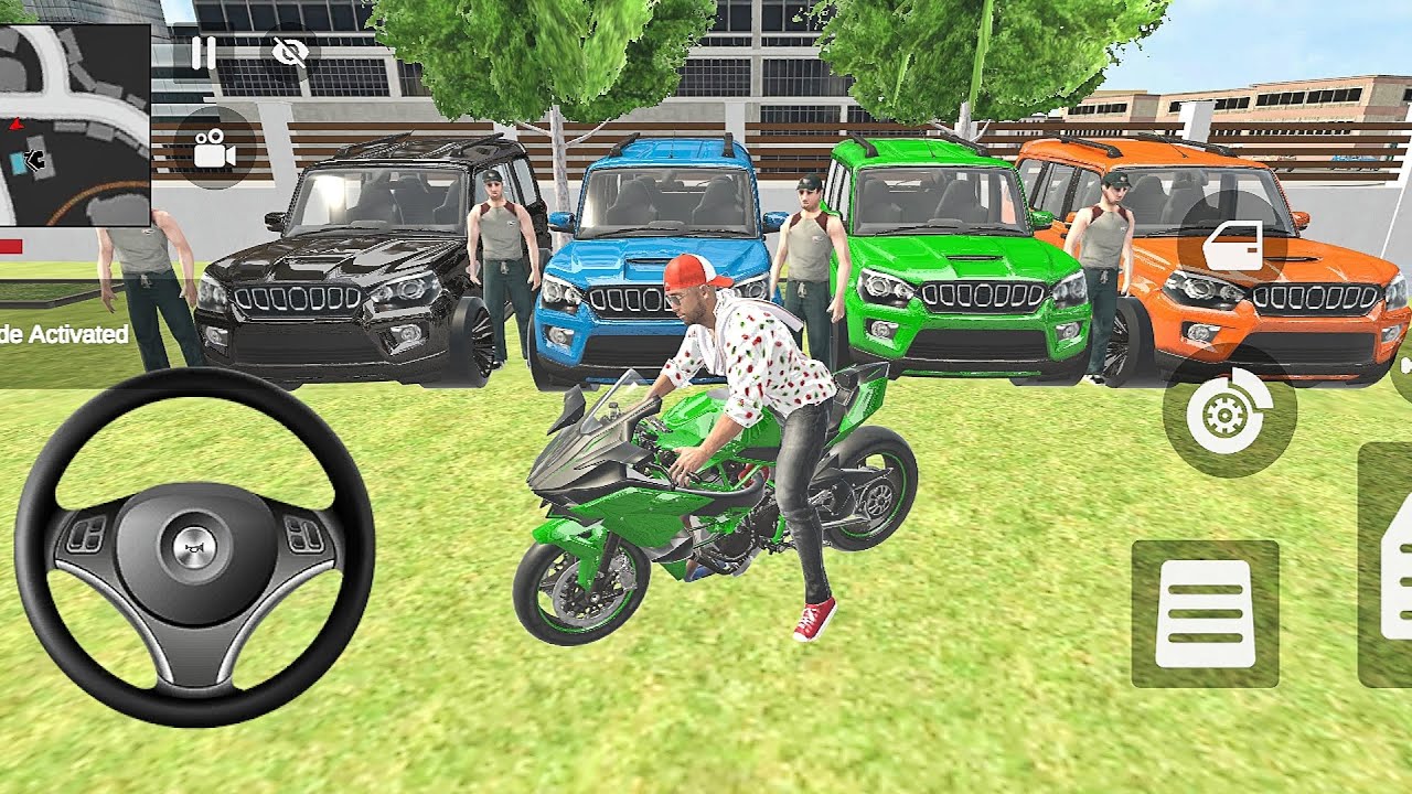 🤑 Franklin Fully Modified Scorpio Snd KTM Bike Indian Showroom 💥 Indian Theft Auto Simulator ⚡️game