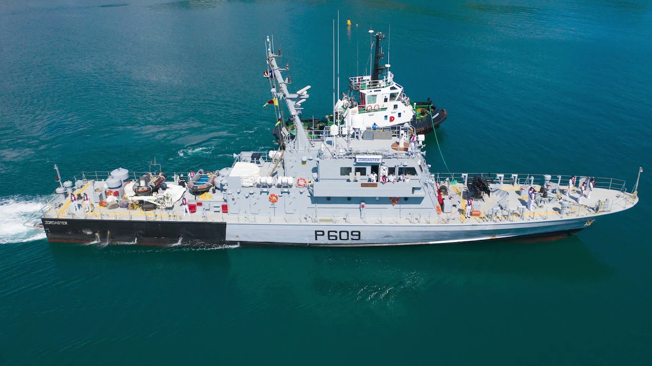 Fast Patrol Vessel gifted to Seychelles under Indian grant assistance.