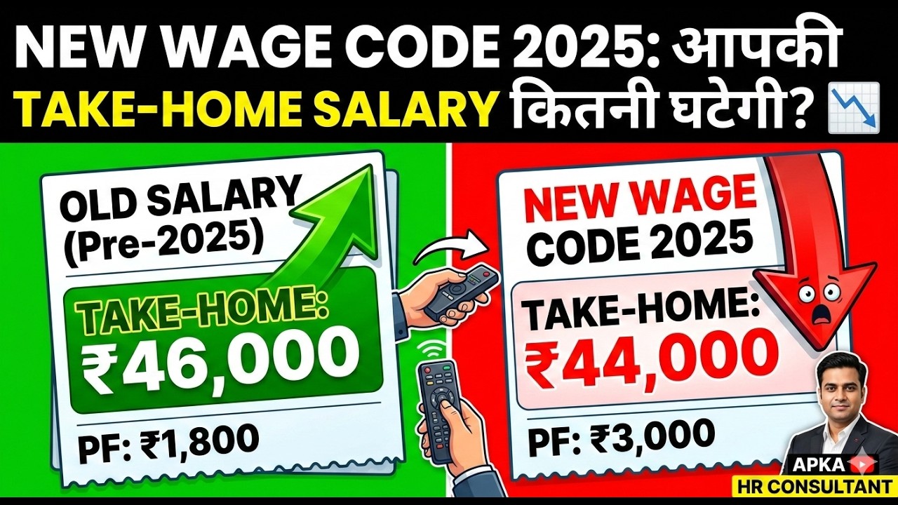 New Wage Code 2025: आपकी Take-Home Salary कितनी घटेगी?