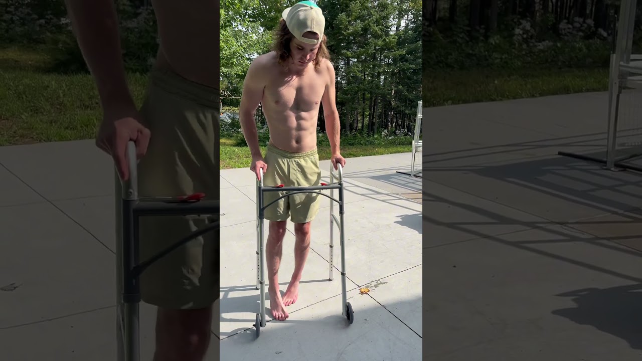 How I walk with paralysis 3 years post injury!