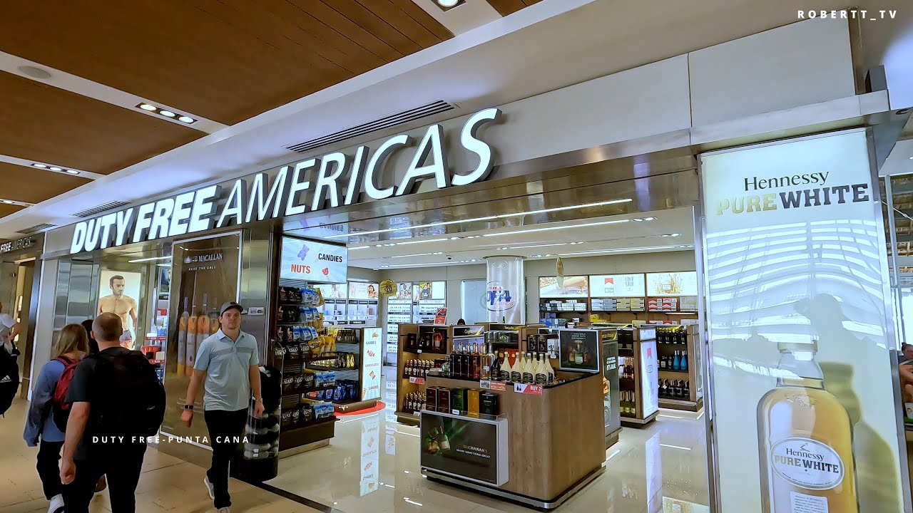 No te puedes perder el Duty Free del renovado Aeropuerto internacional Punta Cana RD, 4k HDR 60Fps