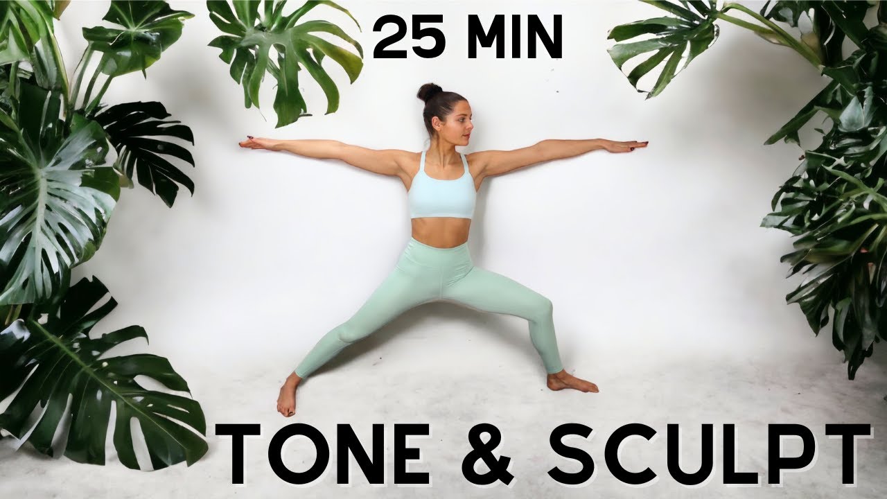 All Levels Yoga For Toning And Sculpting | Full Body | 25 min