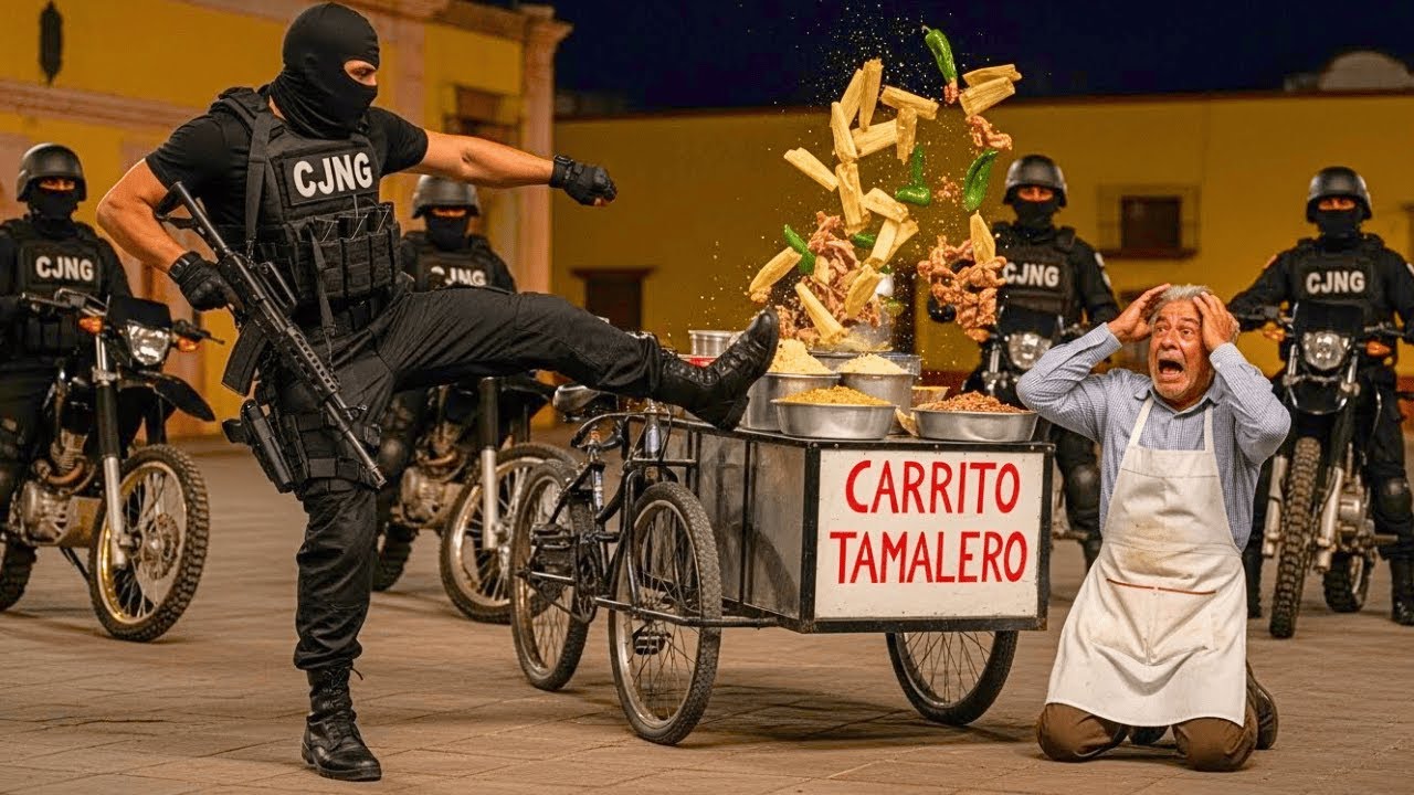 “Págame o te cierro el puesto” — CJNG Cobró Piso Al Tamalero. No Vieron La Cámara Escondida