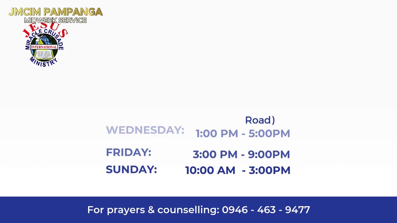 Praise the Mighty Name of Dearest Jesus Christ!! Live Streaming of MIDWEEK SERVICE | Feb. 25, 2026