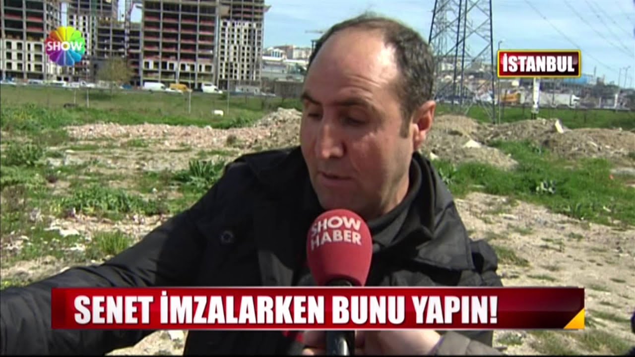 Senet imzalarken bunu yapın!