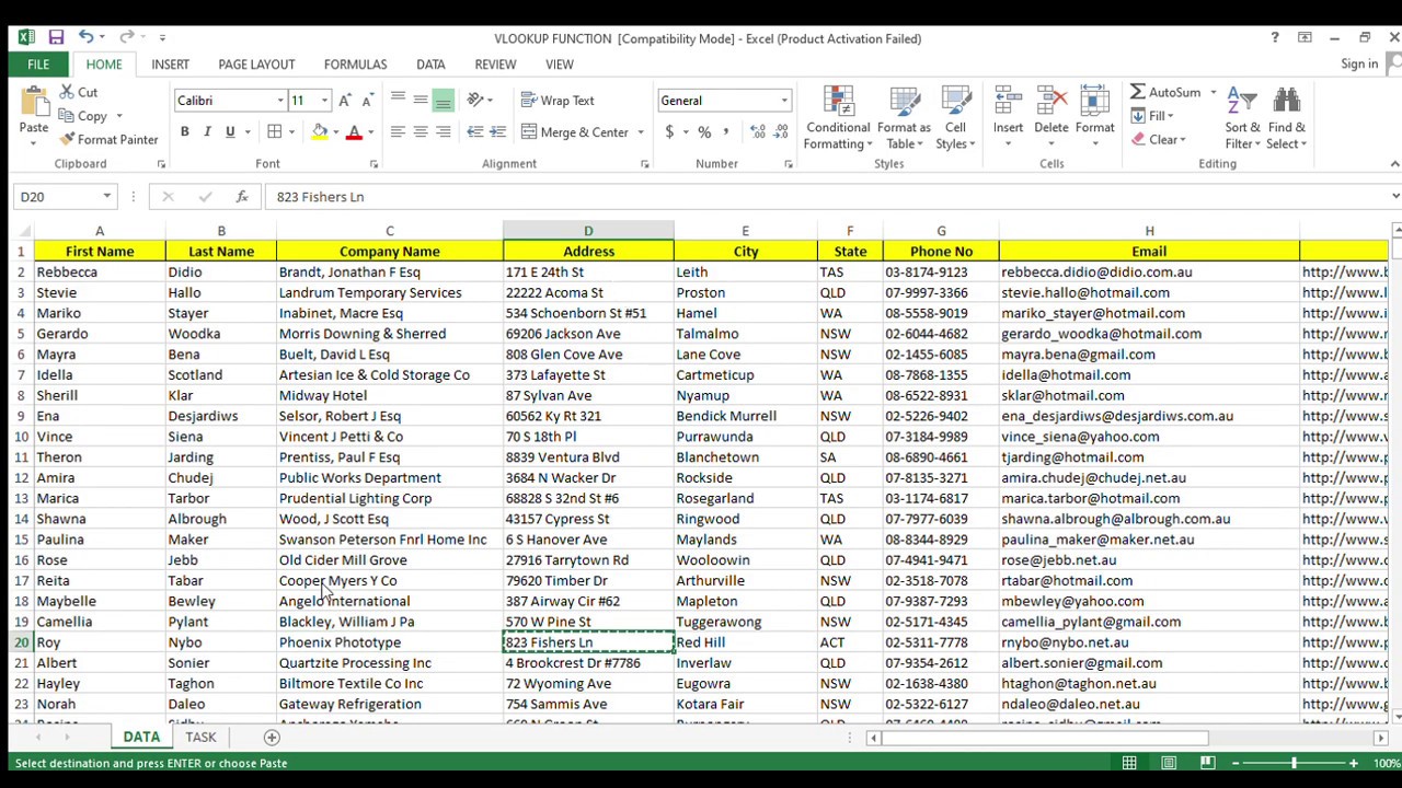 VLOOKUP FUNCTION IN EXCEL - SWAHILI TUTORIAL