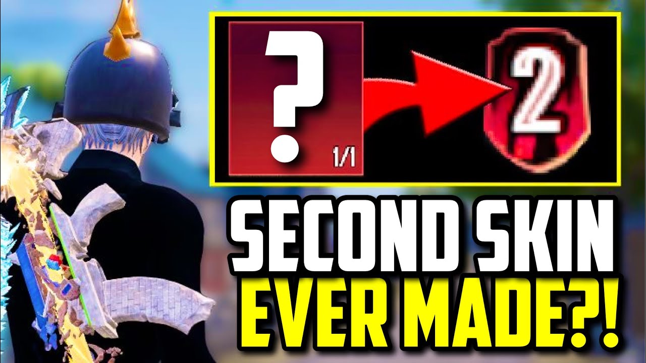 USING THE SECOND EVER SKIN IN PUBG MOBILE!!
