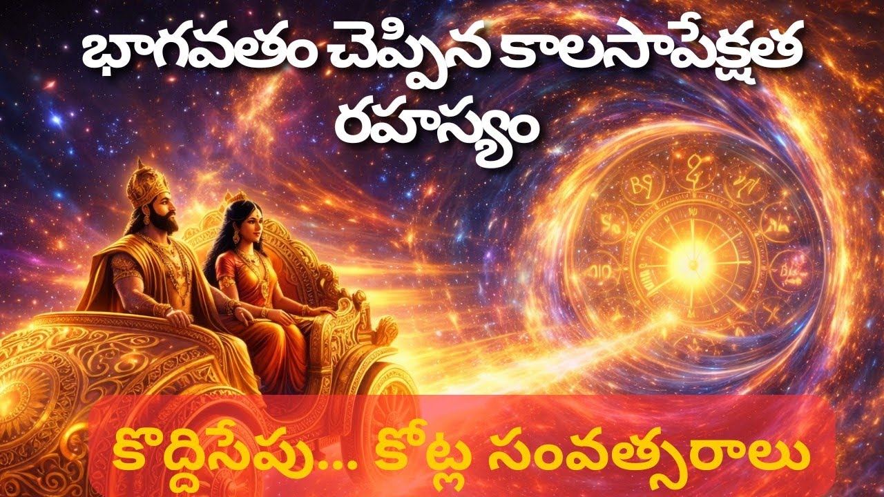 భాగవతం చెప్పిన కాలసాపేక్షత రహస్యం.. 🙏🙏|Bhagavatam’s Time Dilation Secret|