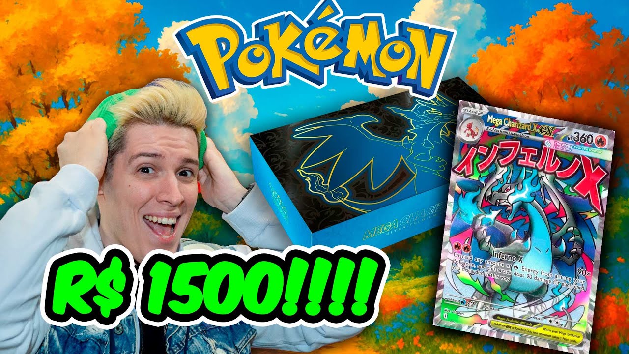 A MELHOR CAIXA do Pokémon TCG? 🔥 Ultra Premium Collection Mega Charizard X ex