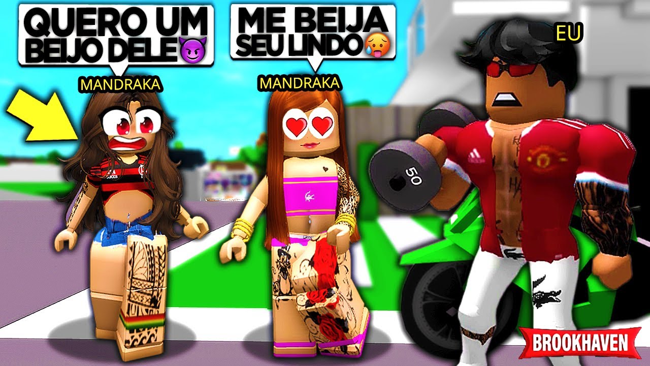 Virei MUSCULOSO para TESTAR MANDRAKAS INTERESSEIRAS e ISSO ACONTECEU... BROOKHAVEN RP Roblox