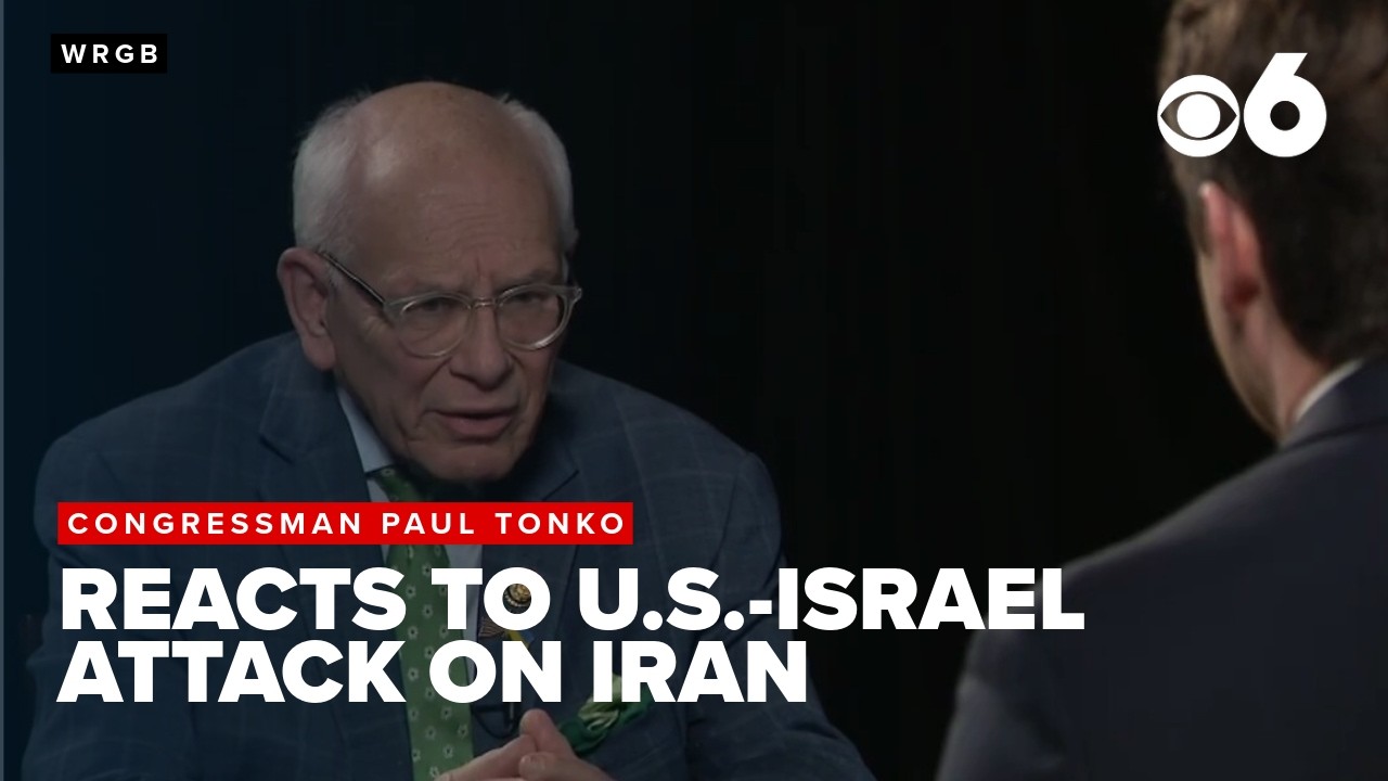 Congressman Paul Tonko (D-NY20), reacts to U.S.-Israel attack on Iran