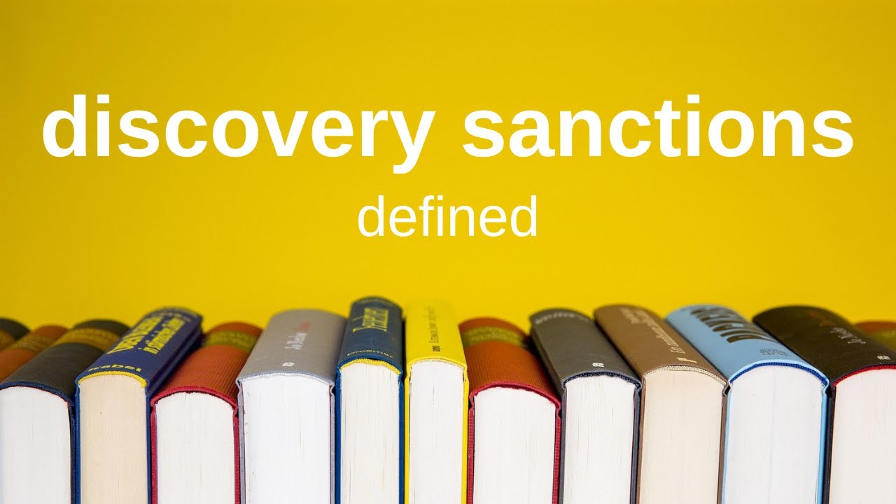 Discovery Sanctions | Explained Simply (Civil Procedure)