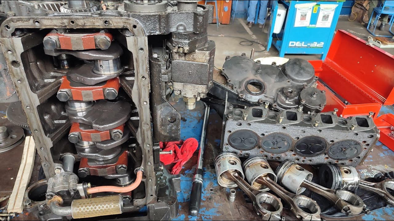REPARACIÓN DE MOTOR DIESEL 4105ZD. GENERADOR GENPACK 50KW. DATOS TÉCNICOS  AJUSTE Y CALIBRACION.